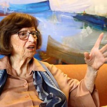 Aos 101 anos, Maria Helena Andrés reverencia Guignard, seu "único mestre" - MARCOS VIEIRA/EM/D.A PRESS
