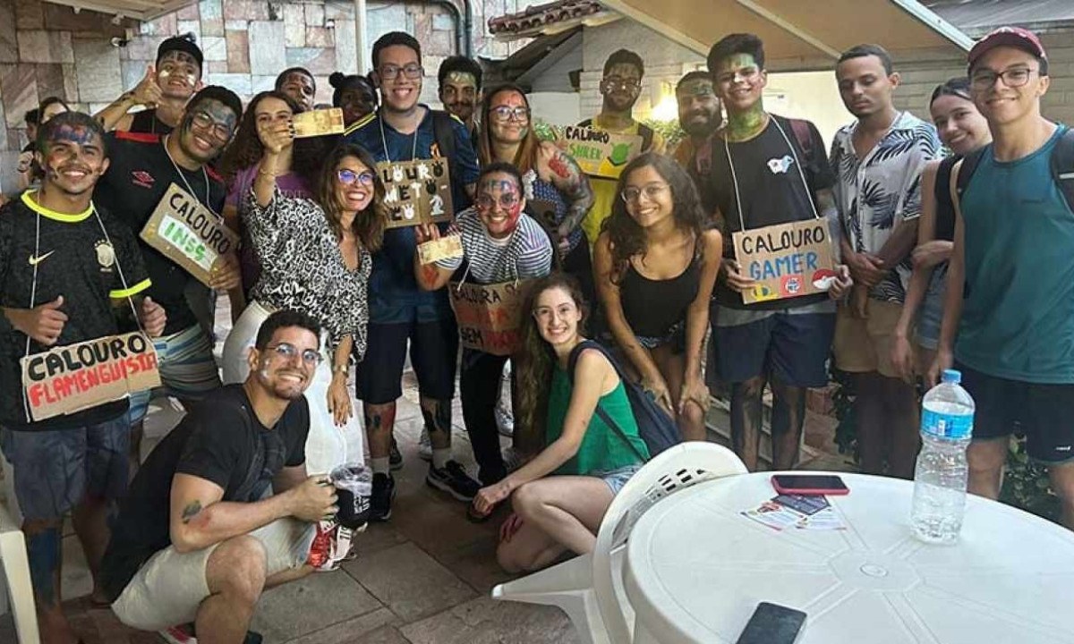 Dia de trote para arrecadação de doações turma Medicina UFMG no Determinante -  (crédito: Divulgação)