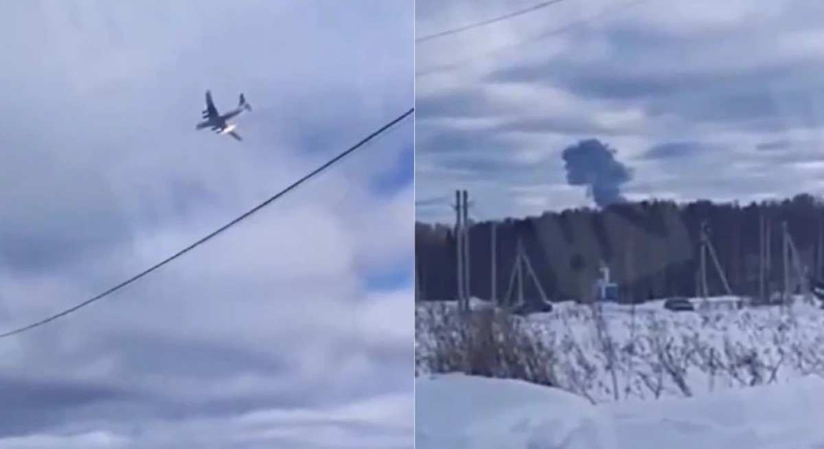 Avião militar russo cai perto de Moscou com 15 pessoas a bordo