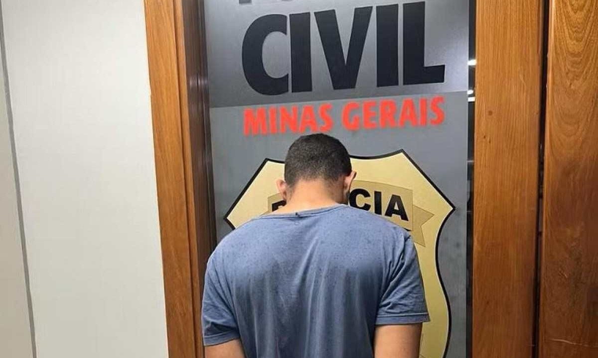 Homem foi preso pela Polícia Civil -  (crédito: Divulgação/PCMG)