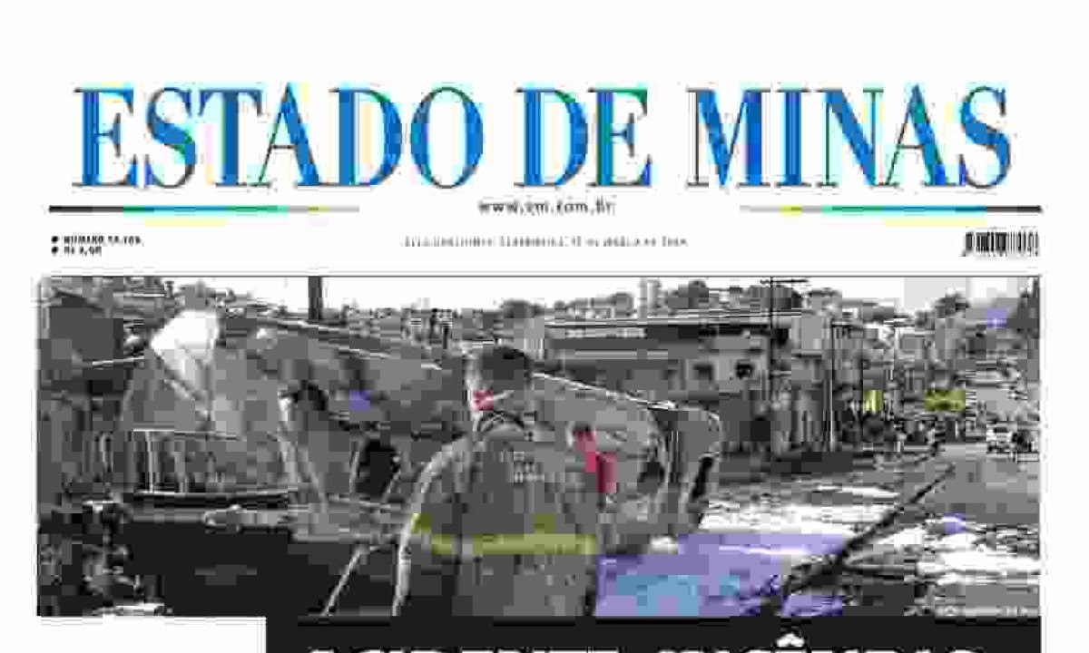 Confira a capa do Estado de Minas do dia 15/3/2024 -  (crédito: Estado de Minas)