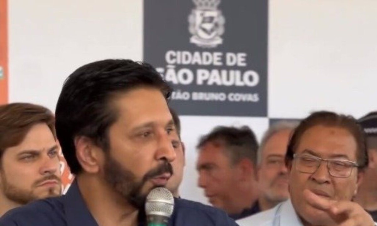 Prefeito Ricardo Nunes (MDB) chama a oposição de 