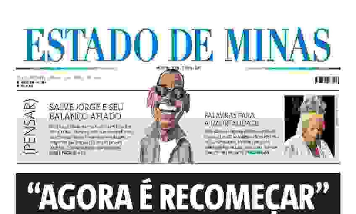 Confira a capa do Estado de Minas do dia 16/3/2024 -  (crédito: Estado de Minas)