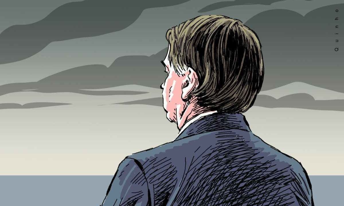 Bolsonaro e seu grupo político têm condicionado apoio a um projeto de lei que garanta anistia ao ex-presidente -  (crédito: Ilustração)