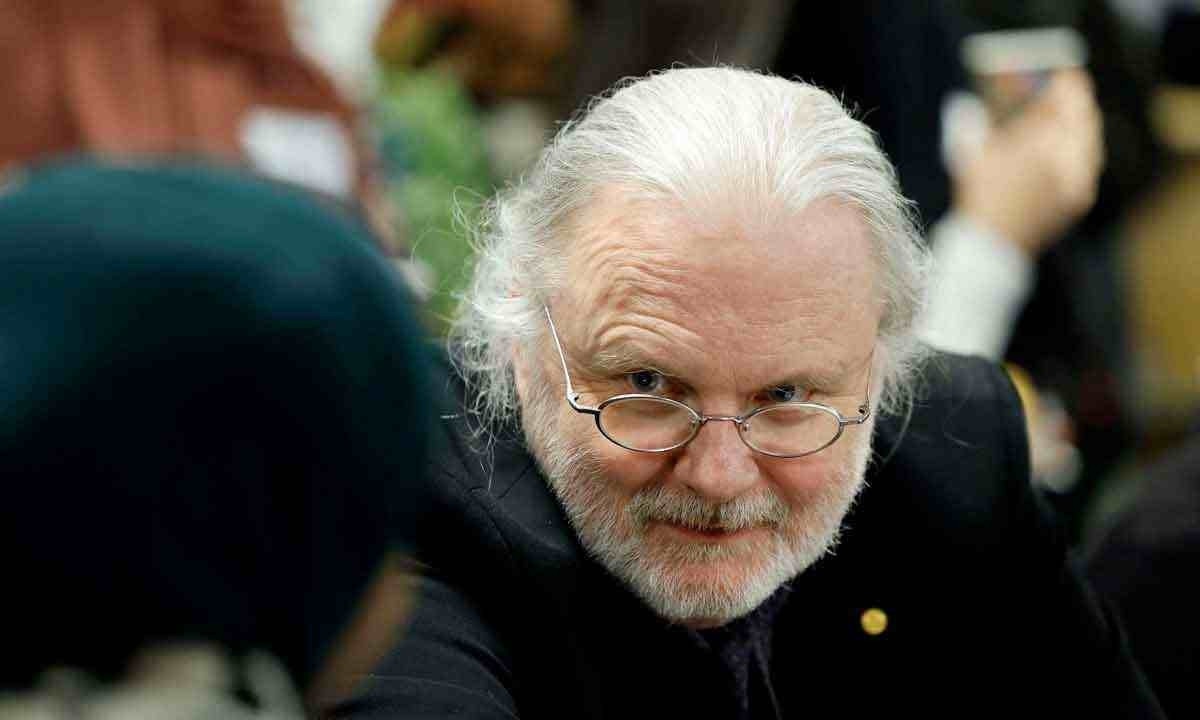 Ganhador do Prêmio Nobel de Literatura em 2023, Jon Fosse nasceu na Noruega em 1959  -  (crédito: Christine Olsson/AFP)