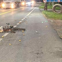 Ciclista fica em estado grave ao ser atropelado por motorista bêbado em MG - Divulgação/PMRv