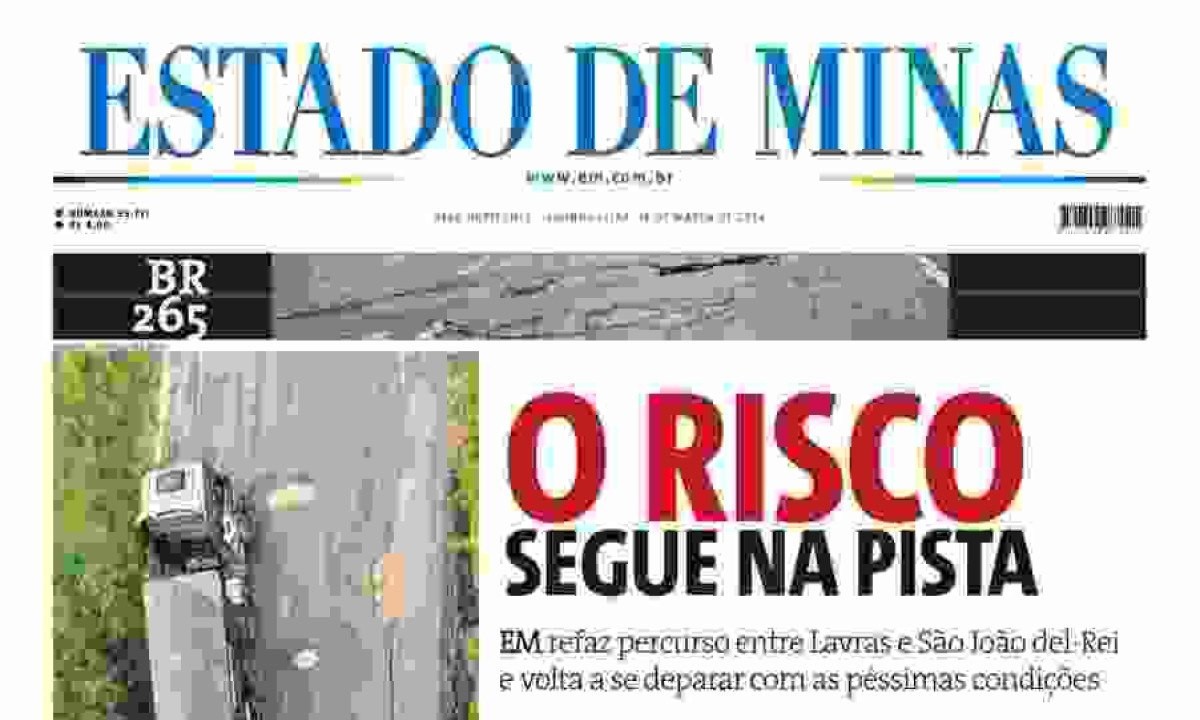 Capa do Estado de Minas -  (crédito: Estado de Minas)