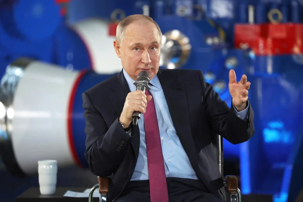 Putin é reeleito com votação recorde, diz boca de urna - Alexander RYUMIN / POOL / AFP 