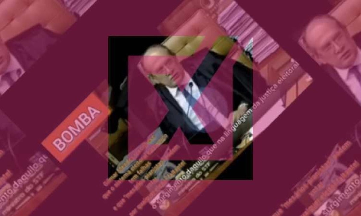 O vídeo exclui a continuação da fala do magistrado, que, logo na sequência, afirma que os episódios apresentados por ele são "marginais", ou seja, isolados -  (crédito: Projeto Comprova)
