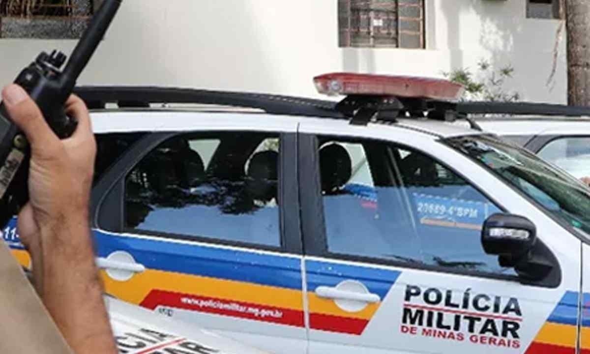 PM de Uberaba prendeu o suspeito em flagrante -  (crédito: PMMG/Divulgação)