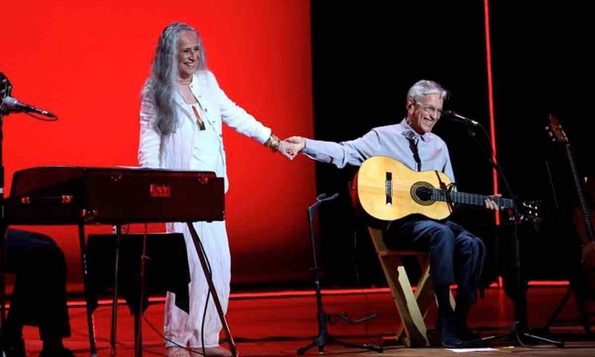  Bethânia e Caetano chegam a  BH em 7 de setembro; irmãos não fazem show juntos há 46 anos -  (crédito: GLOBO/DIVULGAÇÃO)