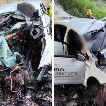 Motorista morre em batida de táxi em viaduto do Anel Rodoviário - CBMMG