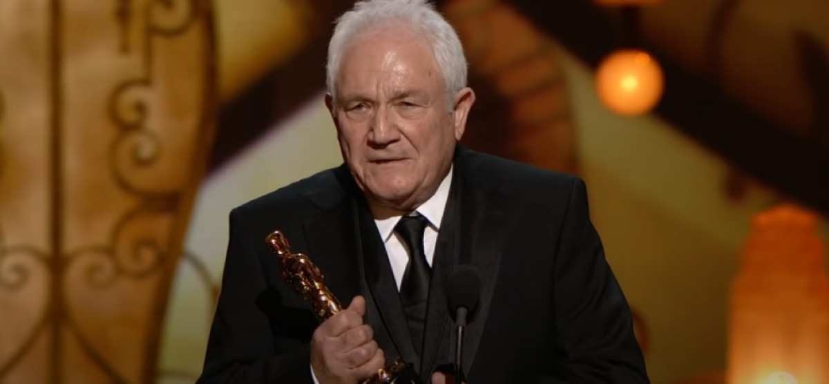 David Seidler, ao receber o Oscar por O Discurso do Rei -  (crédito: oscars/divulgação)