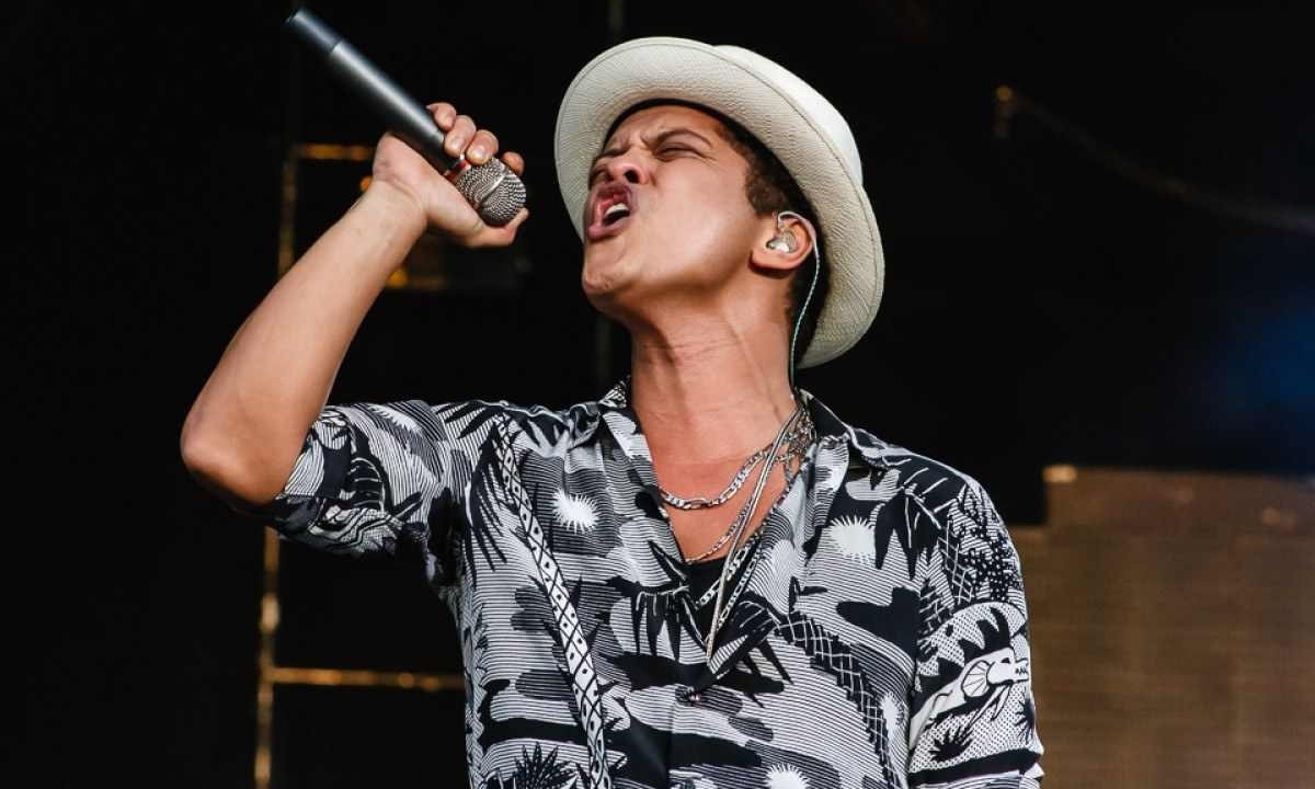 Bruno Mars no Wireless Festival Birmingham, em 2014 -  (crédito:  Daniel Gregory/Flickr)