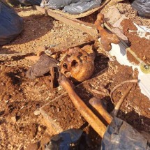 Do cemitério ao lixão: cidade de MG apura denúncia de abandono de restos mortais - Redes sociais/Reprodução