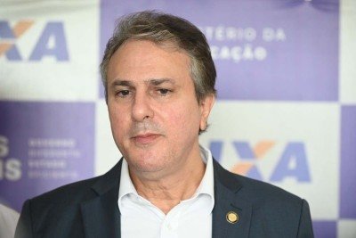 Ministro da Educação, Camilo Santana -  (crédito: Leandro Couri/EM/DAPRESS)