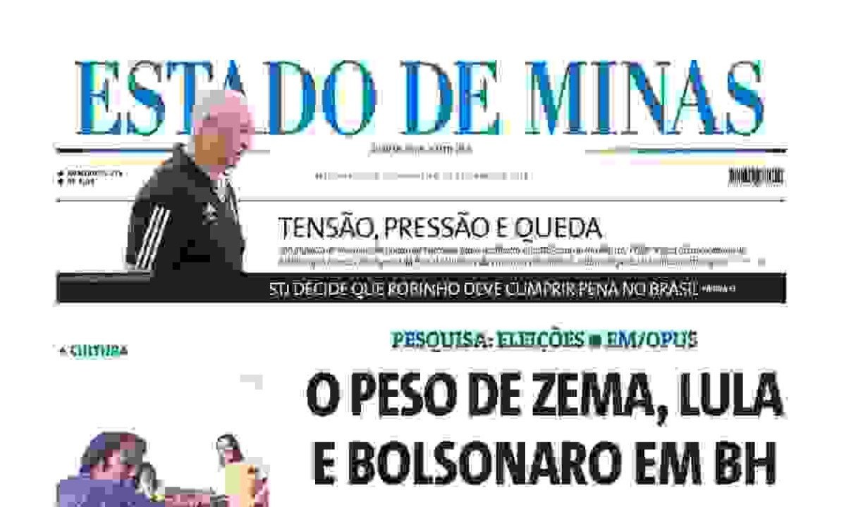 Confira a capa do Estado de Minas do dia 21/03/2024 -  (crédito: Estado de Minas)