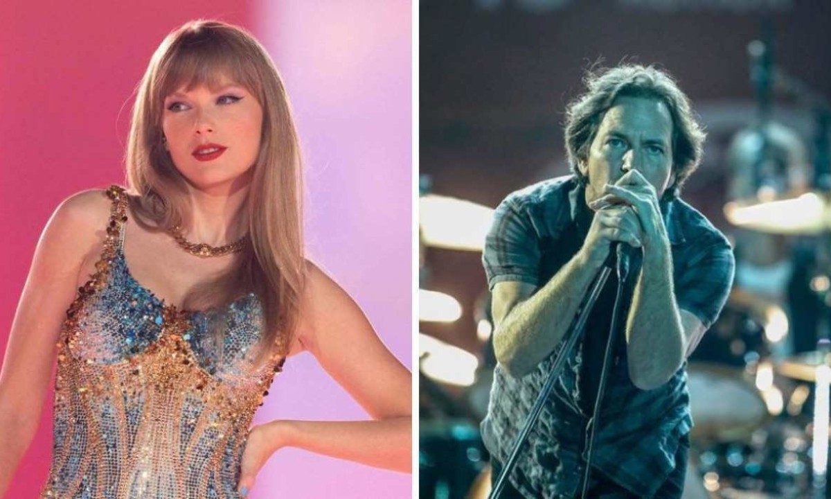 Público de Taylor Swift lembra fãs de punk, segundo Eddie Vedder, vocalista do Peral Jam -  (crédito: AFP)