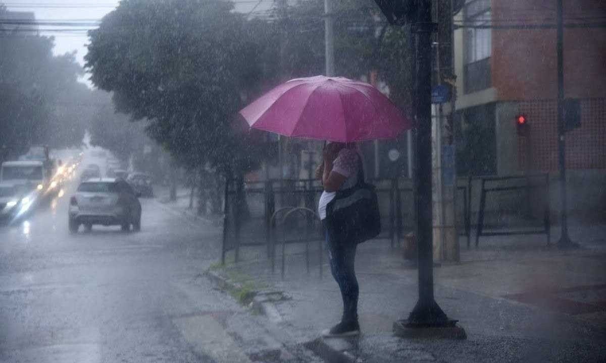 Chuvas devem persistir nesta quinta-feira na Região Metropolitana de BH -  (crédito:  Gladyston Rodrigues/EM/D.A Press)