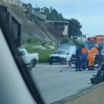Motociclista morre em acidente com três veículos no Anel Rodoviário, em BH - Redes Sociais