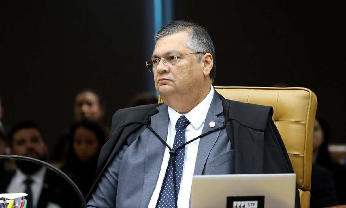 Ministro Flávio Dino na sessão plenária do STF -  (crédito: Gustavo Moreno/SCO/STF)