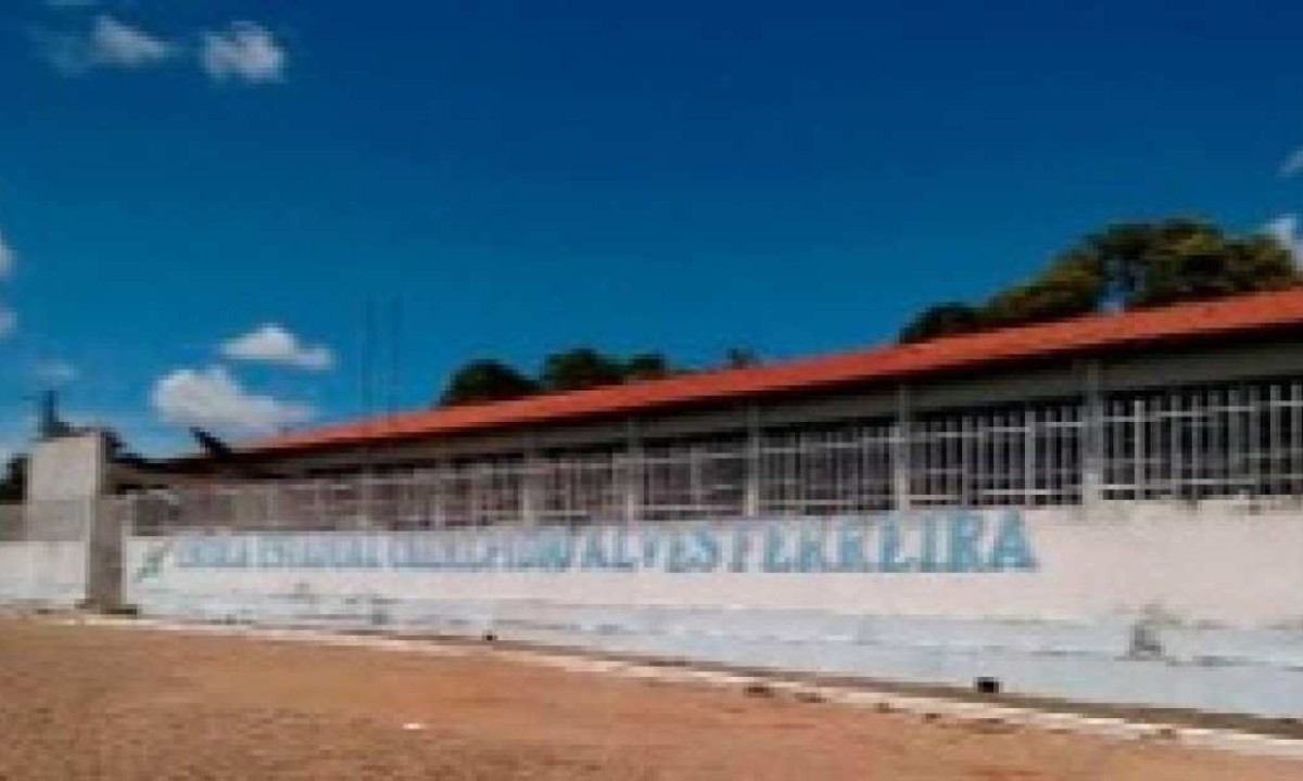 Escola Estadual Coronel Elpídio Alves Ferreira onde aconteceu o ataque -  (crédito: Redes Sociais)