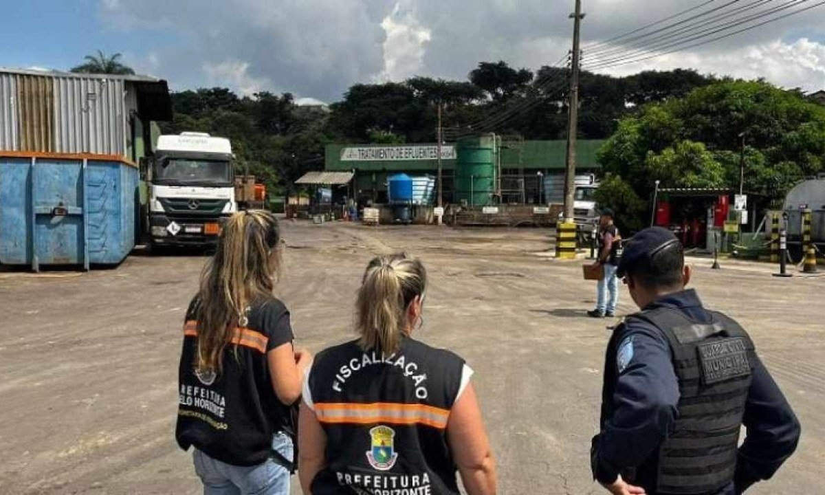 A interdição da empresa foi recomendada após Parecer Técnico da Secretaria Municipal de Meio Ambiente com base na legislação (Art.85, inciso II, art. 85, do Decreto Municipal nº 16.529/16), informou a PBH -  (crédito: Divulgação PBH)