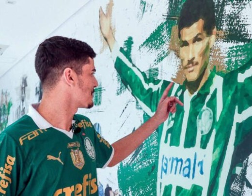 Rômulo será jogador do Palmeiras após o término do Paulista -  (crédito: Foto: Fabio Menotti/Palmeiras)