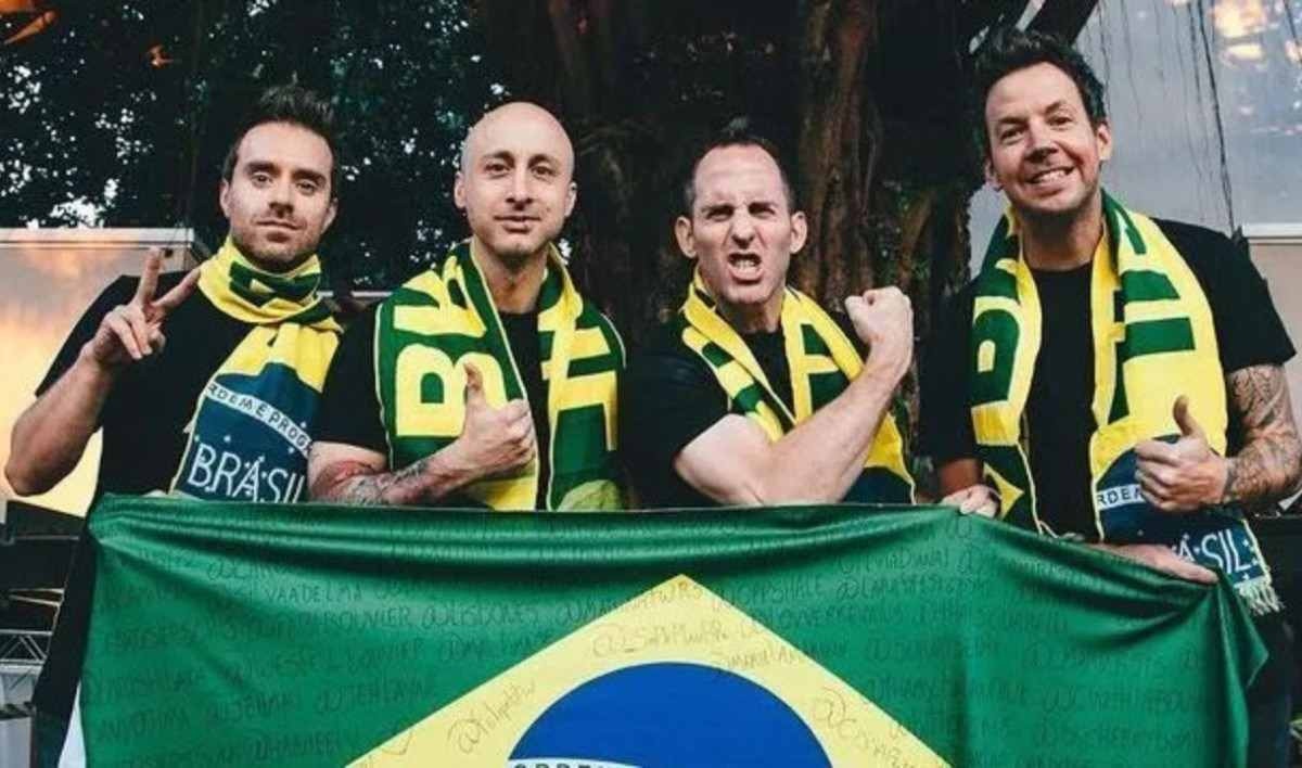 Simple Plan faz versão funk de hit para homenagear fãs do Brasil