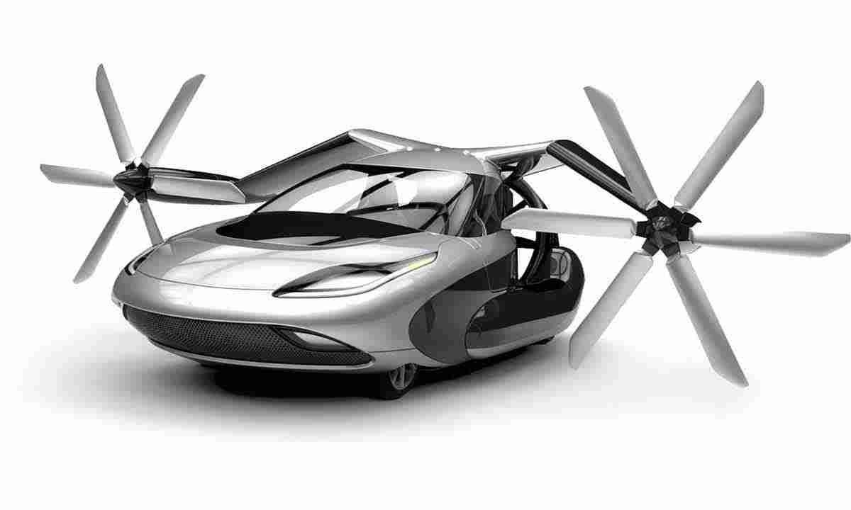 Modelo de carro voador -  (crédito: Reprodução)
