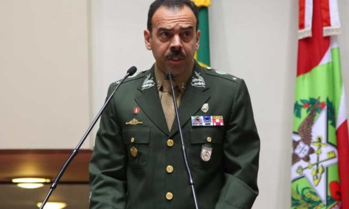 Richard Nunes assume o Estado-Maior do Exército, segundo posto mais relevante da força -  (crédito: Assembleia Legislativa de SC)