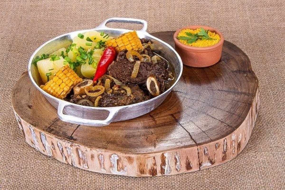O prato 'Boi Bandido' do Espetinhos do Paulão entra na expectativa de levar o primeiro lugar  -  (crédito: Comida di Buteco/Divulgação )