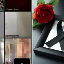 Mulher fica nua em transmissão online de funeral - Reprodução/redes sociais / Freepik