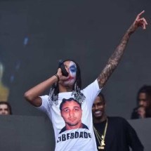 Oruam pede liberdade ao pai, o traficante Marcinho VP, em show no Lollapalooza -  Natália Rampinelli/Agnews