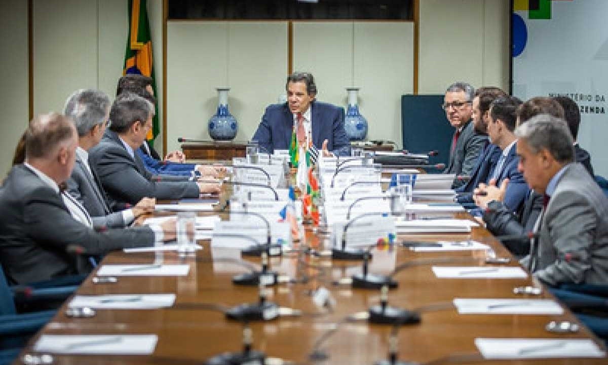 Haddad se reúne com governadores  -  (crédito:  Diogo Zacarias/Ministério da Fazenda)