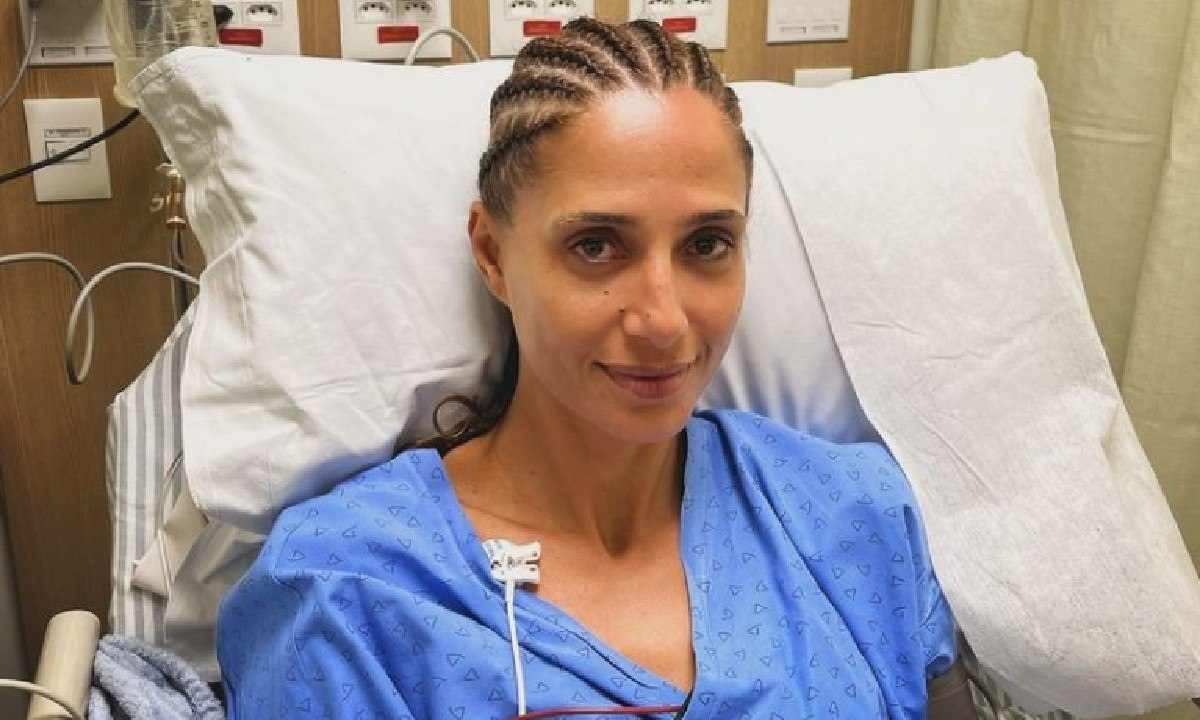 Atriz cogitou estar com burnout, mas recebeu o diagnóstico da doença respiratória no início do mês -  (crédito: Reprodução/Instagram)