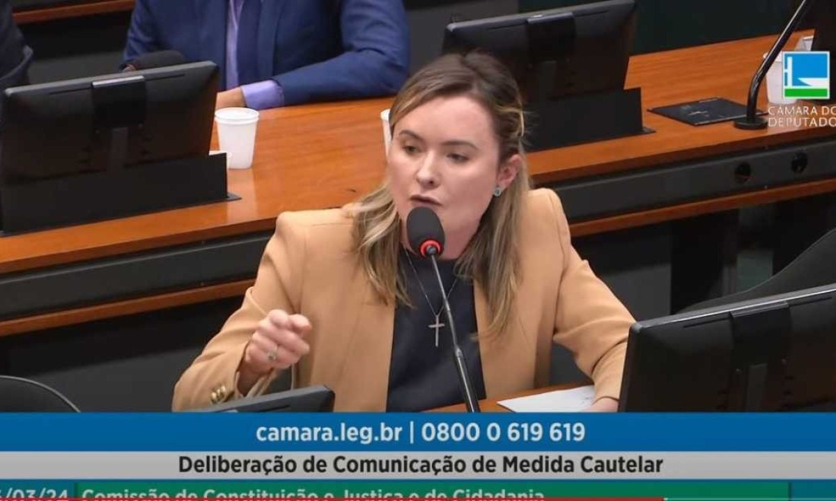Deputada federal J&uacute;lia Zanatta (PL-SC) &eacute; ferrenha apoiadora de Jair Bolsonaro -  (crédito: Reprodu&ccedil;&atilde;o)