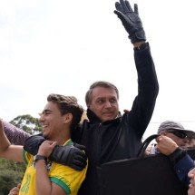 Em evento do PL, Nikolas diz que ninguém ama mais Bolsonaro que Engler - DOUGLAS MAGNO / AFP