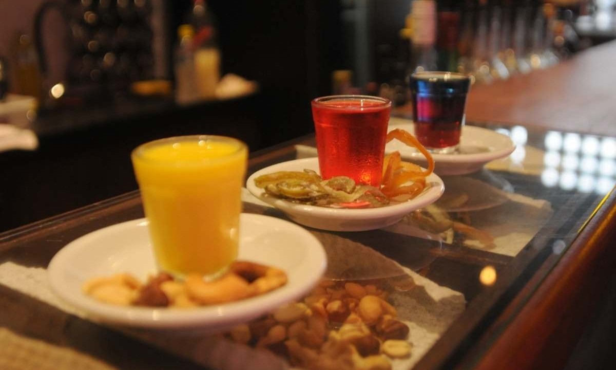 Mercado Novo, Licor de Pimenta e Shot Boca de Fogo - (crédito: Tulio Santos/EM/D.A Press) Mercado Novo, Licor de Pimenta e Shot Boca de Fogo - (crédito: Tulio Santos/EM/D.A Press)
