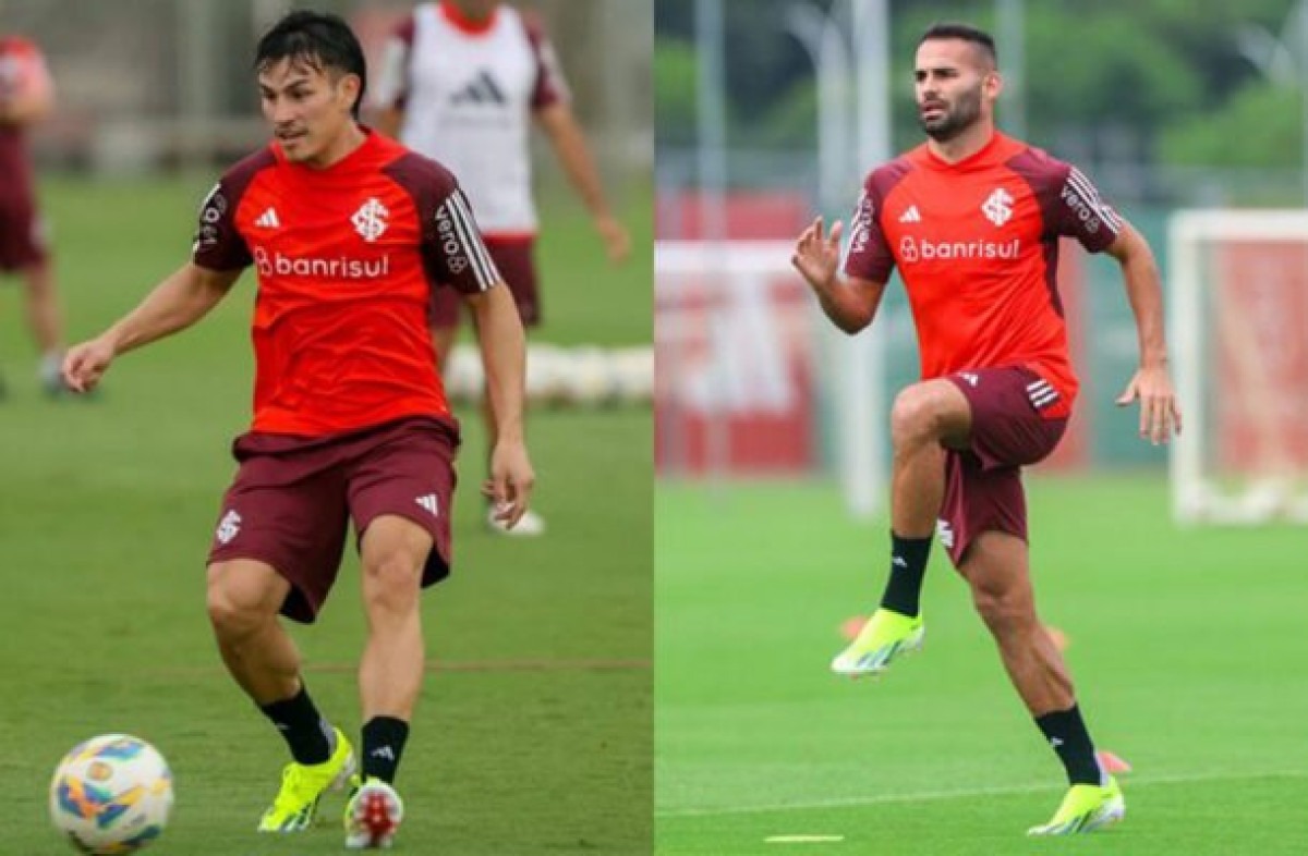 Internacional prepara Bernabei e Thiago Maia para estrear na Sul-Americana