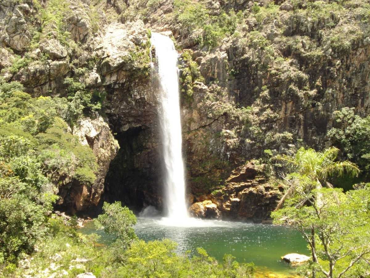Cachoeira do Fundão, em São Roque de Minas, é considerada por muitos como a cachoeira mais bonita e exótica do Canastra 