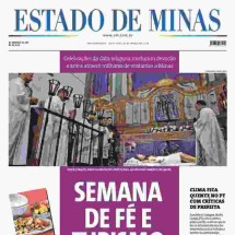 Confira a capa do Estado de Minas do dia 29/03/2024 - ESTADO DE MINAS