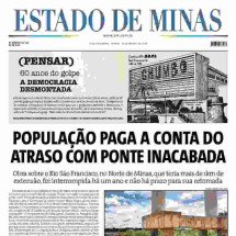 Confira a capa do Estado de Minas do dia 30/03/2024 - Estado de Minas