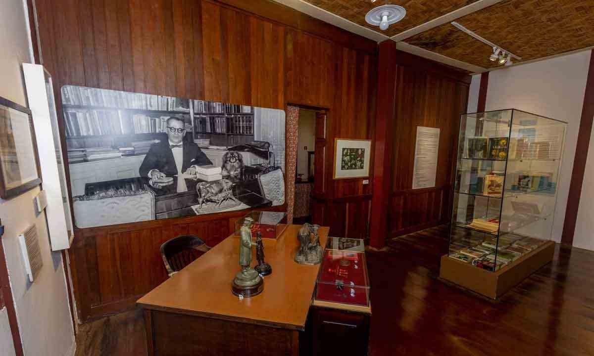Museu fica na casa onde João Guimarães Rosa nasceu, em 1908, e morou até 1917 -  (crédito: Ronaldo Alves/divulgação)