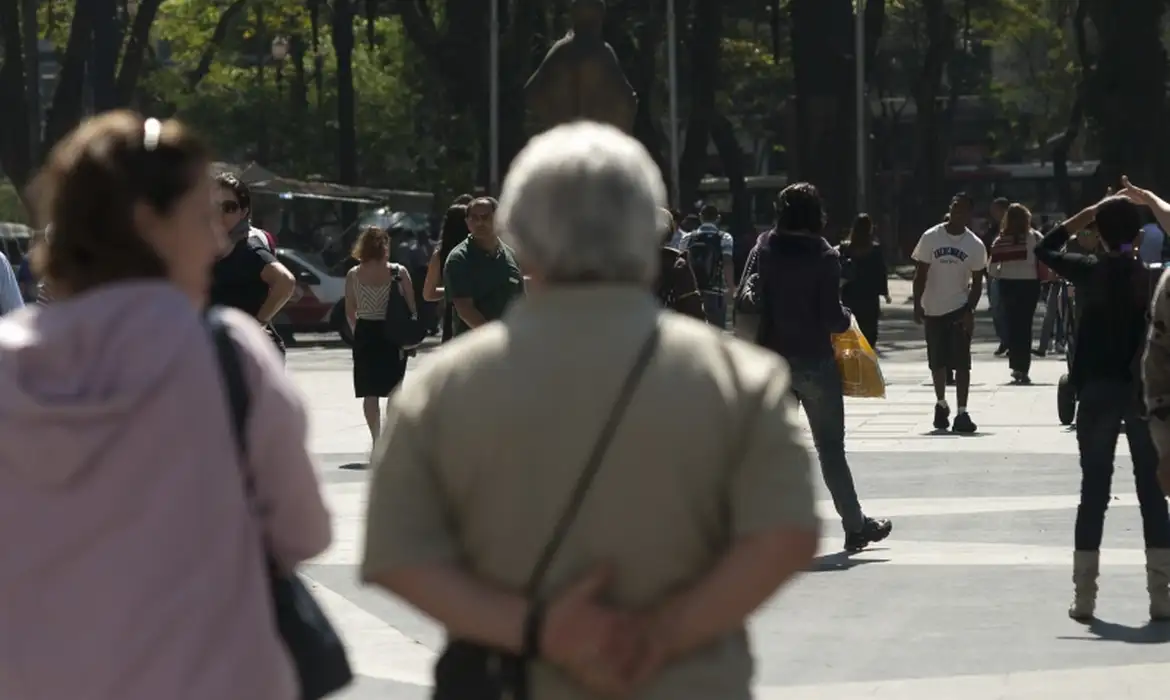SP: população da capital envelhece; já são mais de 2 milhões de idosos -  (crédito: EBC)