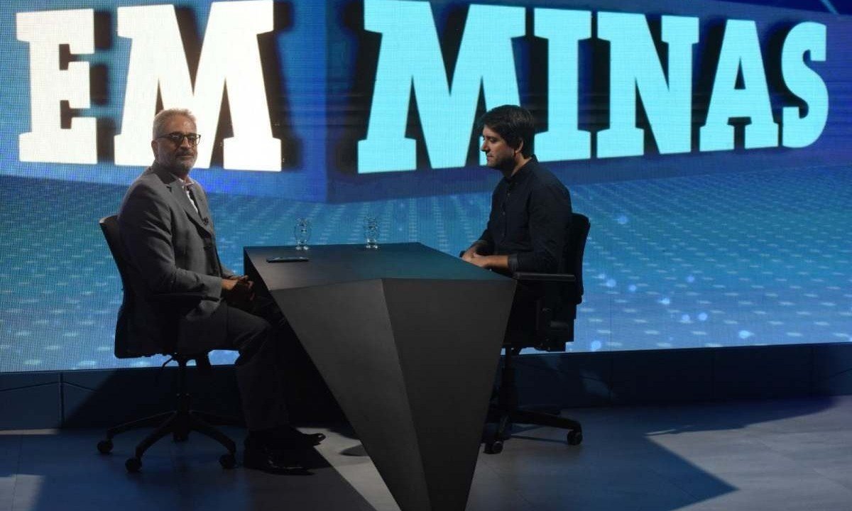 Secretário de Estado de Saúde de Minas Gerais, Fábio Baccheretti, em entrevista ao EM Minas -  (crédito: Gladyston Rodrigues/EM/D.A. Press)
