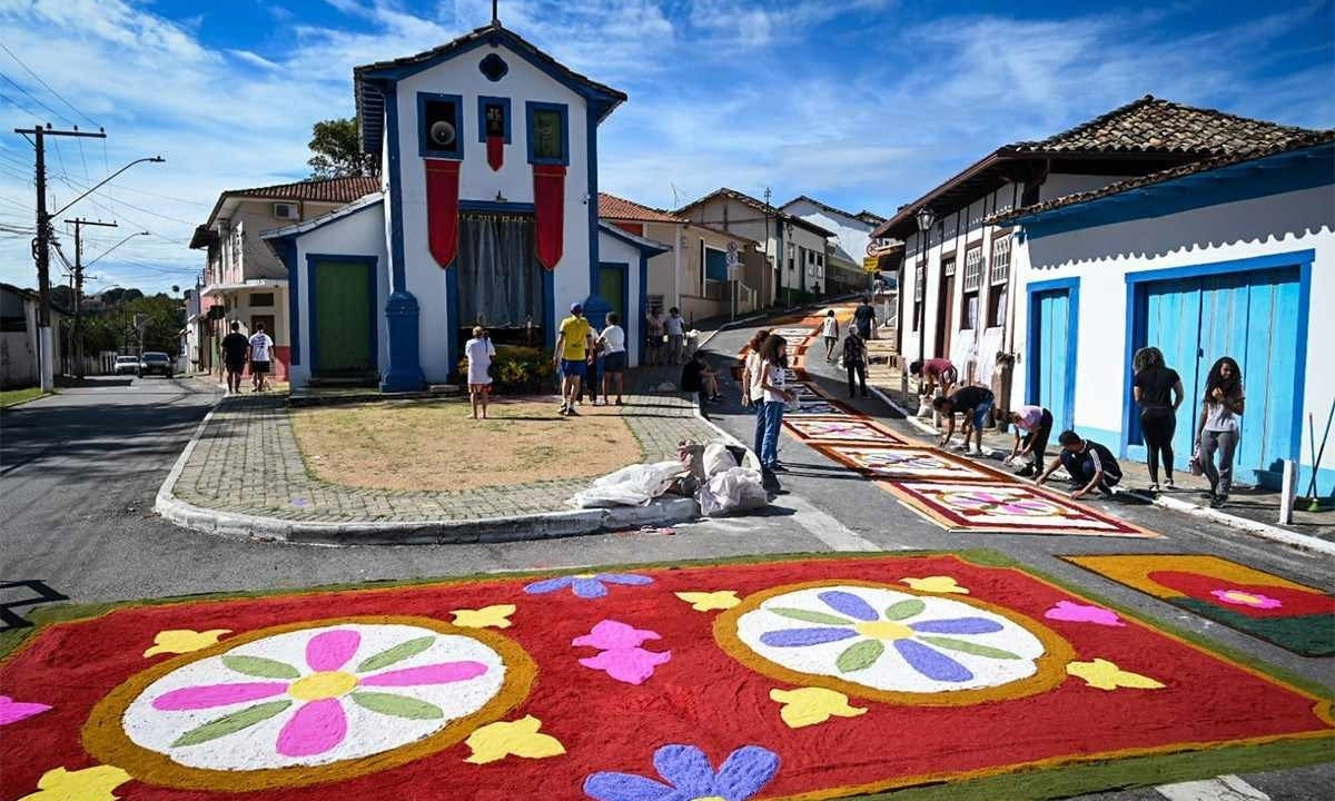A tradição em Santa Luzia remonta à década de 1940 -  (crédito: Leandro Couri/EM/D.A Press)