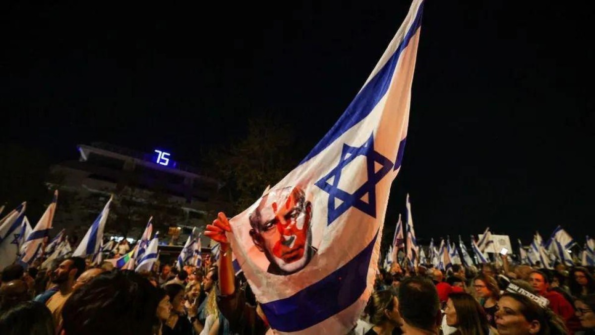 O megaprotesto contra Netanyahu que revela a forte divisão política em Israel