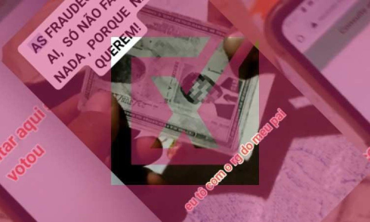 Segundo o autor do post, um site informaria o voto de cada pessoa com base no CPF. No entanto, o voto no Brasil é secreto, conforme a Constituição Federal, e nem a Justiça Eleitoral consegue dizer em qual candidato cada eleitor votou -  (crédito: Projeto Comprova )