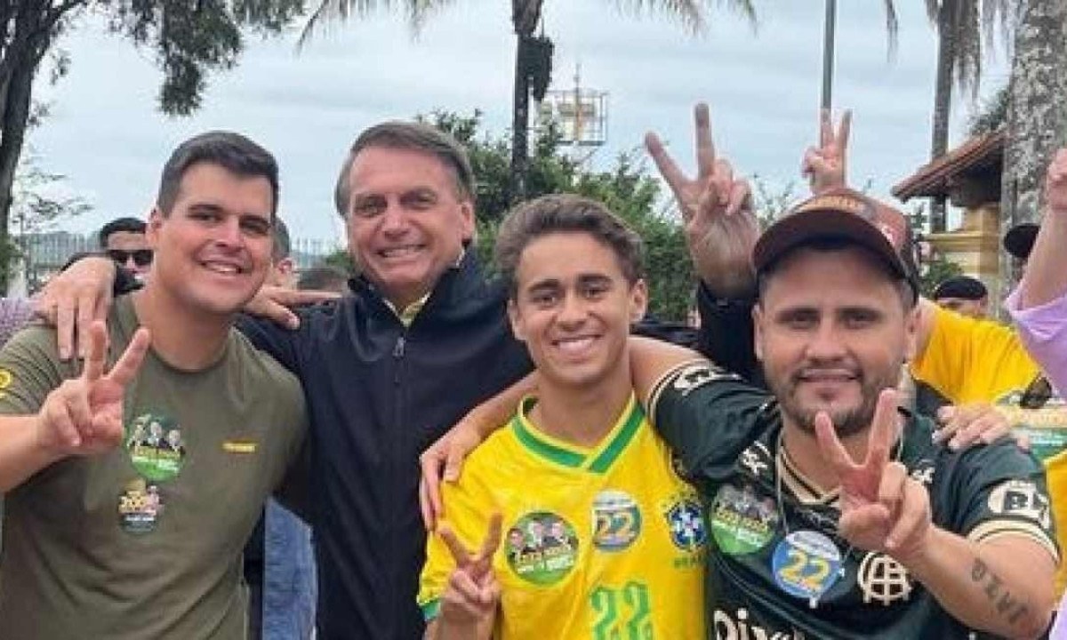  Minas foi escolhida entre os três estados nos quais Bolsonaro atuará politicamente -  (crédito: Redes Sociais/Reproduções)